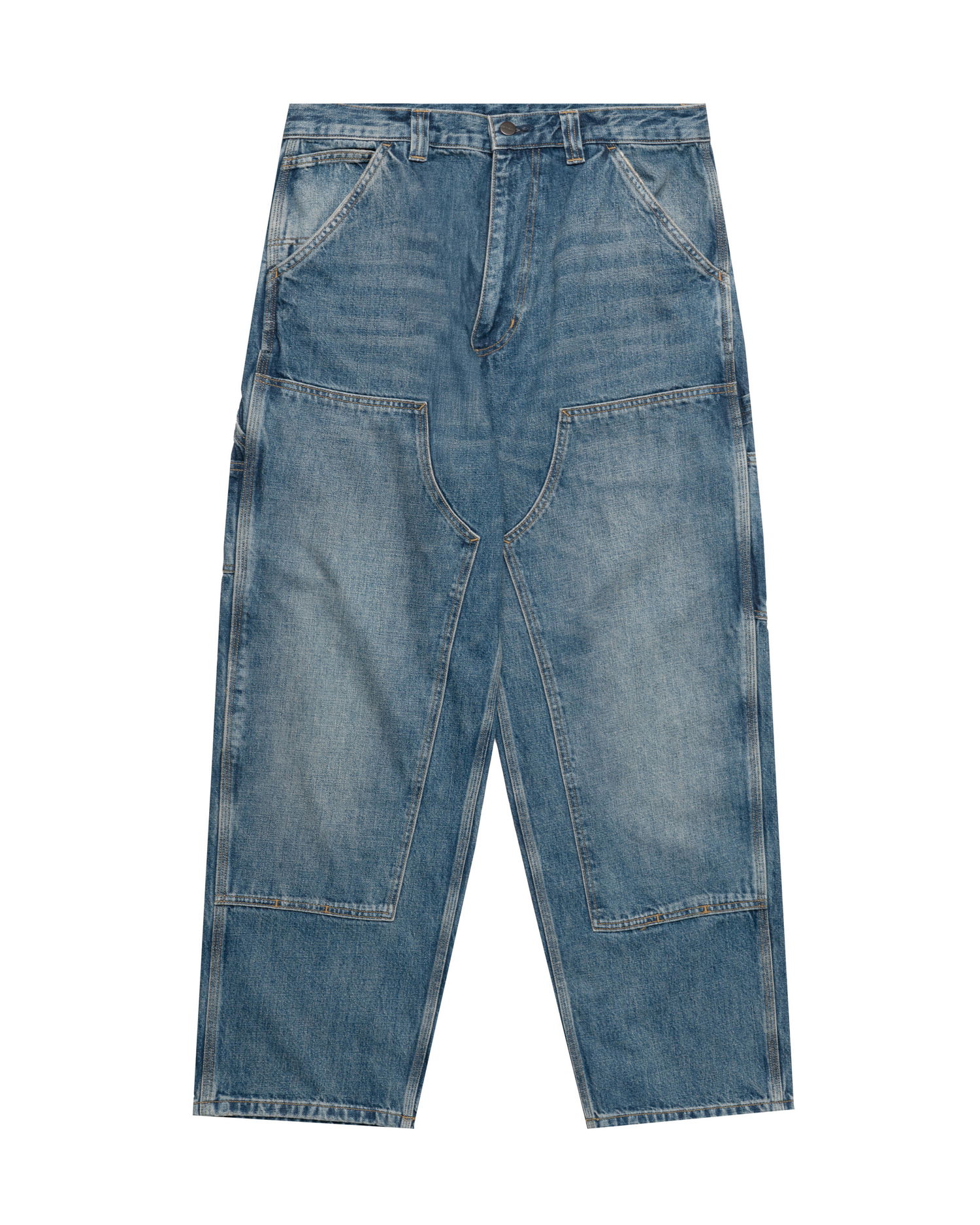 Дънки Carhartt WIP OG Double Knee Denim Pant Синьо | I035797.014L, 0
