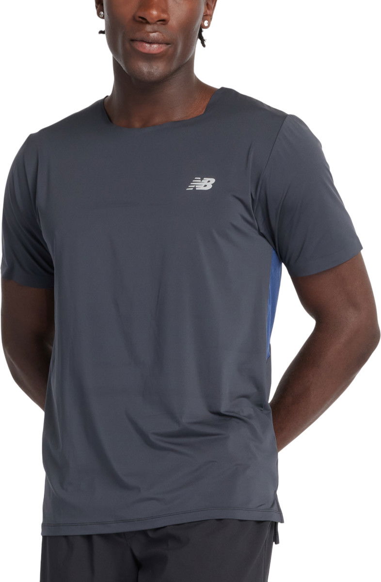 Тениска New Balance T-Shirt Race Day Сиво | mt43213-bk