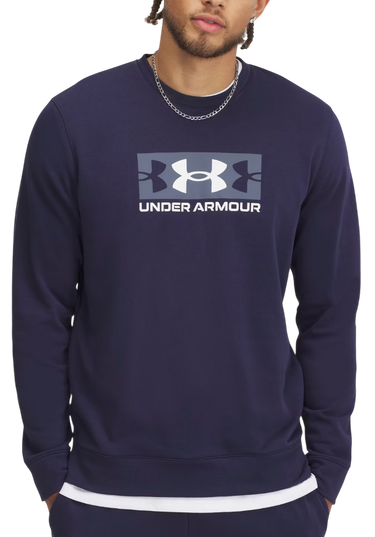 Суитчър Under Armour Rival Terry Logo Crew Sweatshirt Тъмно синьо | 1390140-410, 0