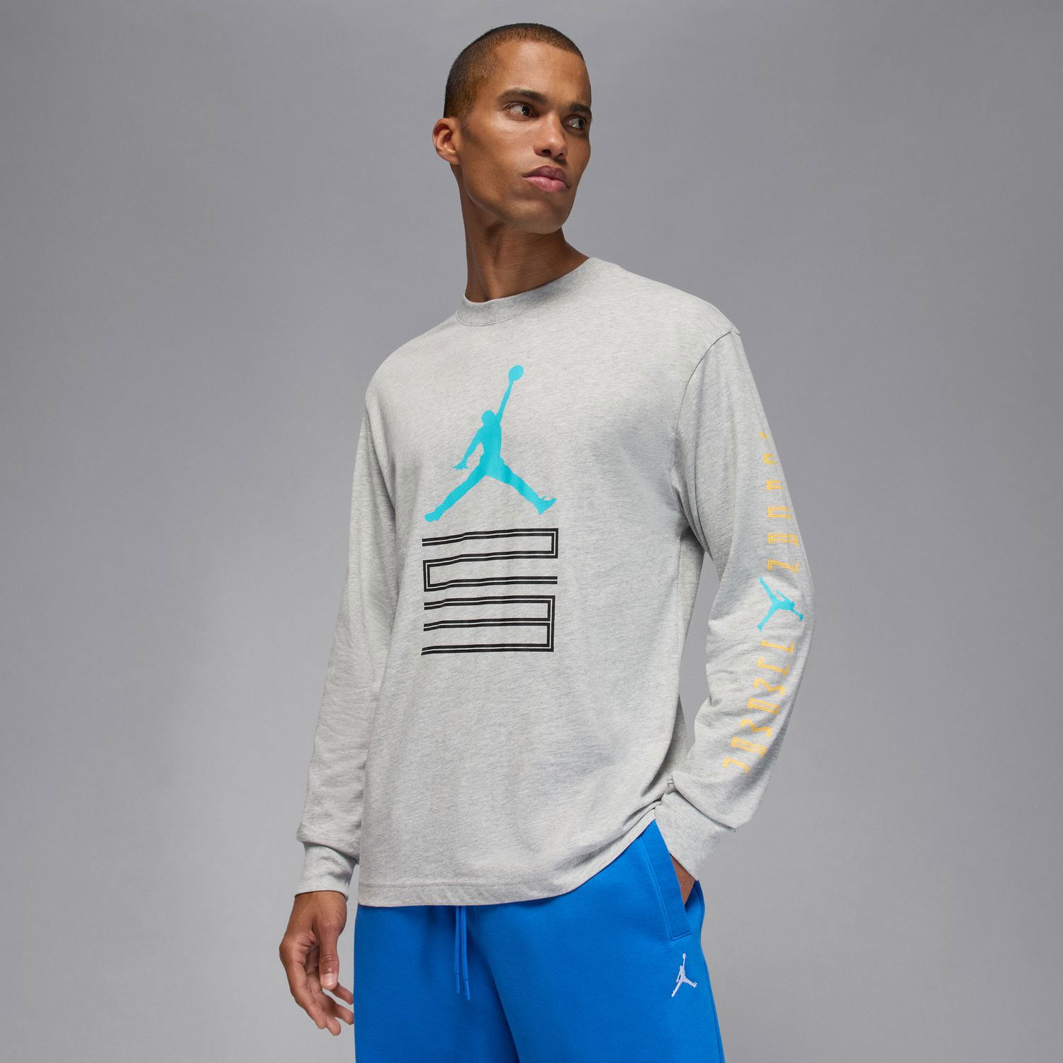Тениска Jordan Brooklyn AJ11 Graphic Long-Sleeve Tee Сиво | IM6507-050, 1