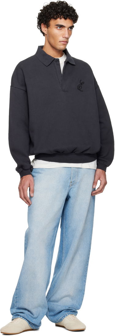 Поло тениска Fear of God ESSENTIALS Holiday Embroidered Classic Polo Черно | 192HO252042F, 3