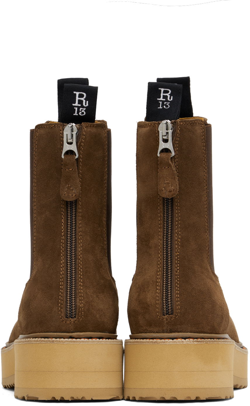 Облекло R13 R13 Single Stack Chelsea Boots Кафяво | R13S0240-07, 1