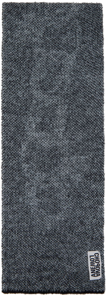 Шал Chopova Lowena Chain Link Knit Scarf Черно | 8276, 3