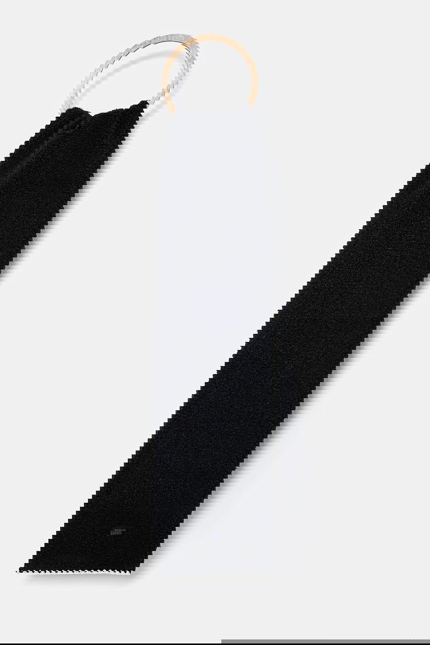 Шал UGG Fuzzy Scarf with Wooden Ring Черно | 101021, 0