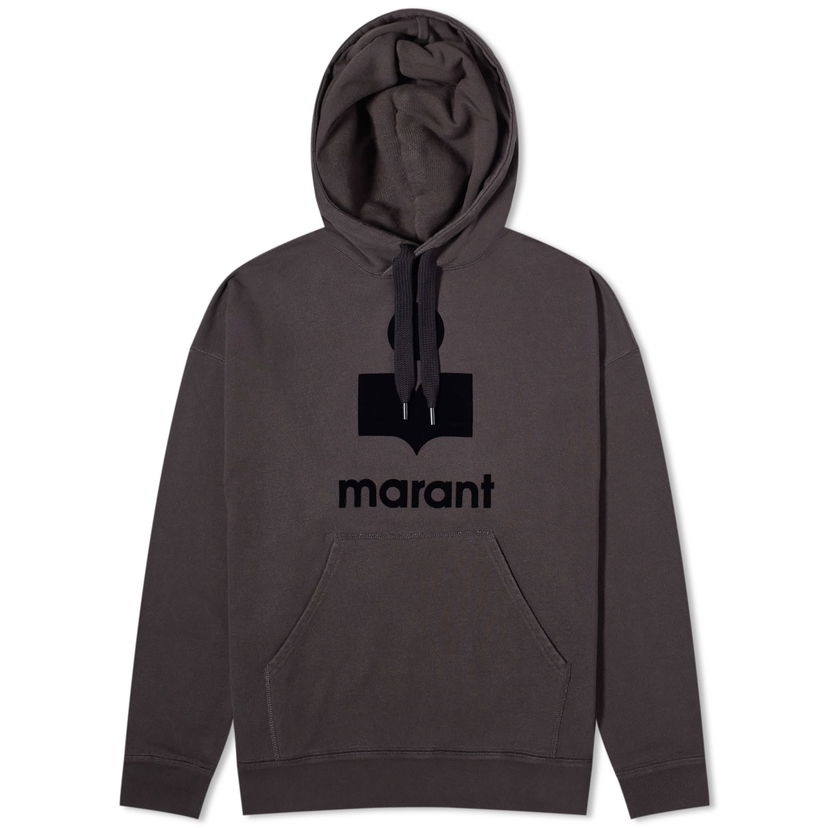 Суитчър ISABEL MARANT Miley Logo Hoodie Черно | 24PSW0027HA-B1M18H-02FK