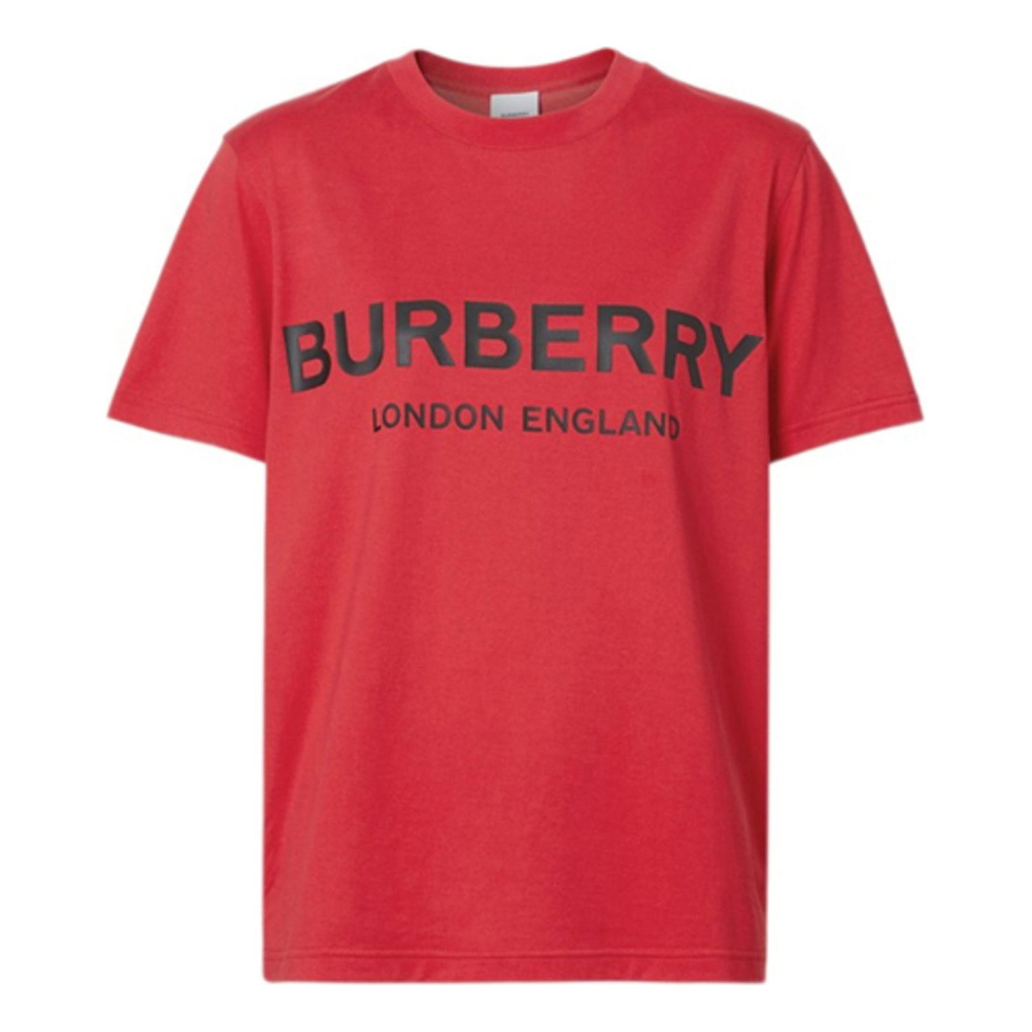 Тениска Burberry Logo Print Cotton T-Shirt Червено | 8021272, 0