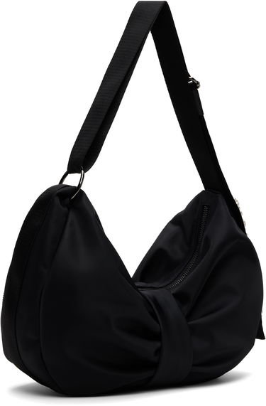Чанта през рамо Simone Rocha Simone Rocha Pearl-Embellished Sling Bow Bag Черно | BAG199B 0761, 2