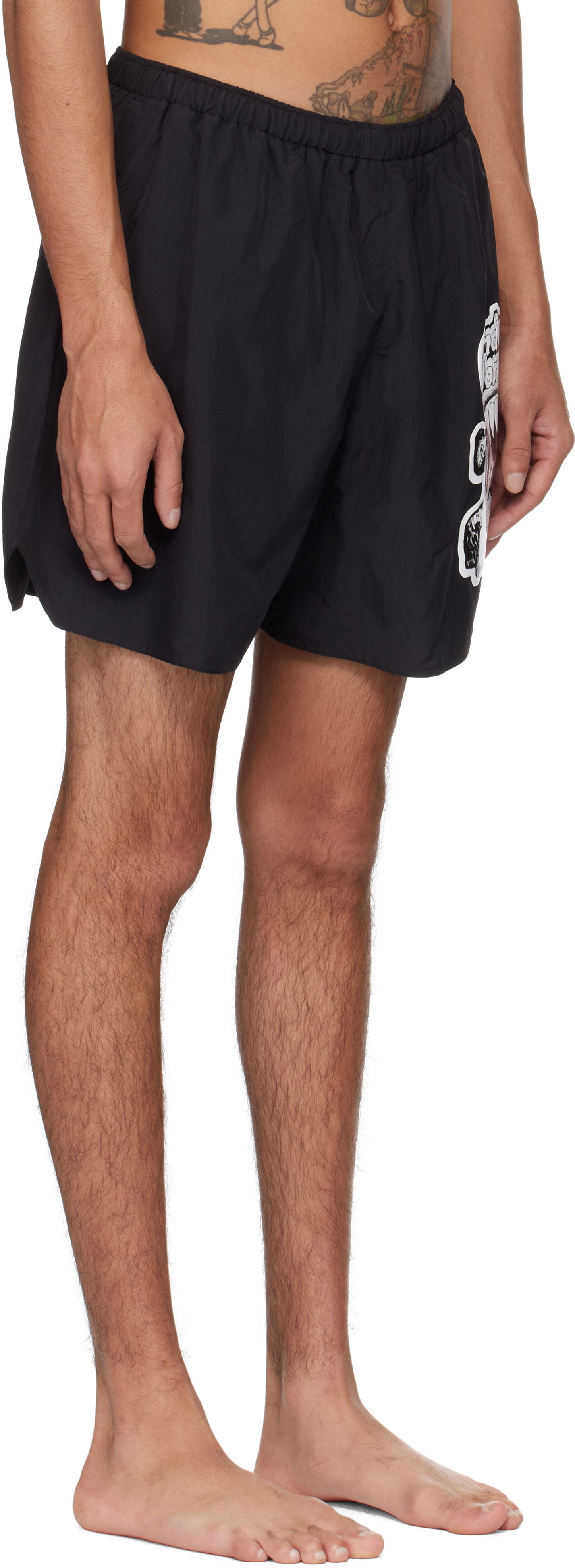 Бански Acne Studios Wonder Woman Swim Shorts Черно | BJ0026-, 1