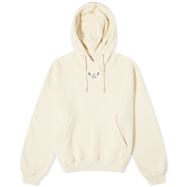 Bandana Half Arrow Popover Hoody Angora White