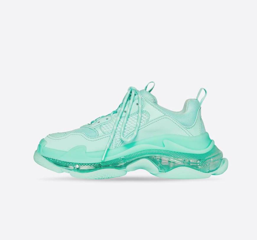 Кецове и обувки Balenciaga Triple S W Тюркоазено | 544351W2GA14500, 0