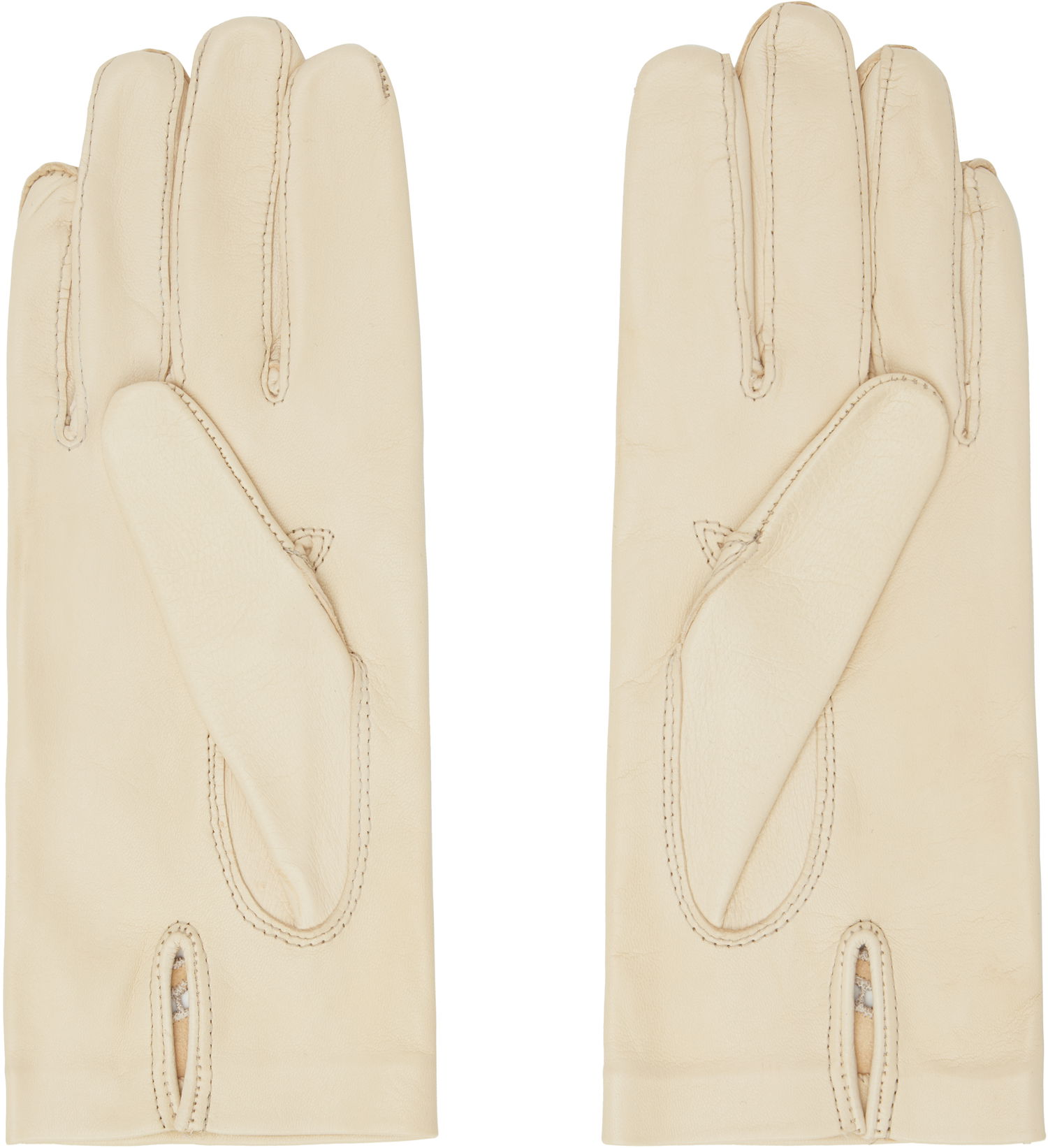 Ръкавици Valentino Valentino Garavani VLogo Signature Nappa Leather Gloves Бежово | 6W2GD00DIQL, 1