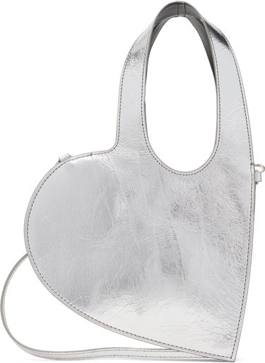 Голяма пазарска чанта Coperni Coperni Mini Heart Tote Bag Металик | COPBA93F6051, 0