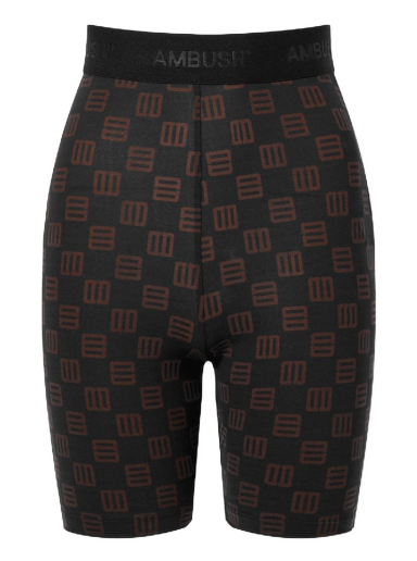 Къси панталони Ambush Monogram Short Legging Черно | BWCB007S22JER0011064