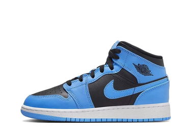Кецове и обувки Jordan Jordan 1 Mid "Black University Blue" Синьо | DQ8423-401, 3