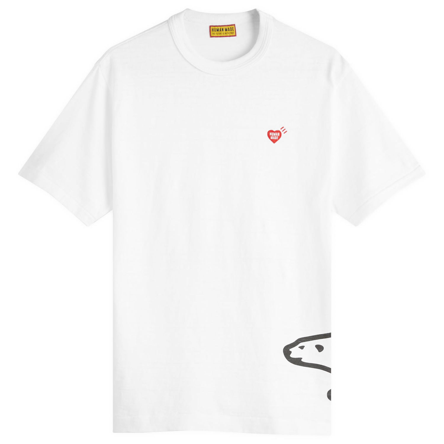 Тениска Human Made Side Polar Bear Graphic Tee, Size Large Бяло | HM29TE004-WHT, 0