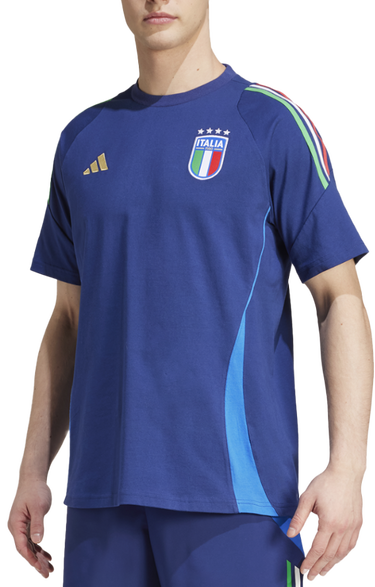Тениска adidas Originals T-Shirt Italy Tiro 24 Competition Синьо | iq2176, 3