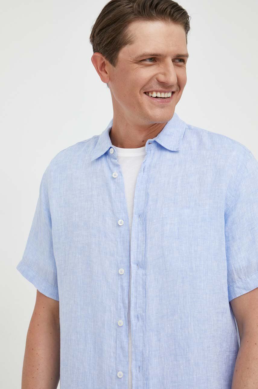 Риза United Colors of Benetton Shirt Синьо | 5BKU5QJH8.907, 0