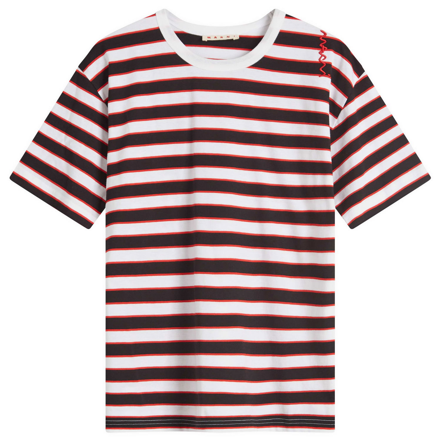 Тениска Marni Marni Striped T-Shirt Многоцветен | HUMU0327S0-UTC450-STN99, 0