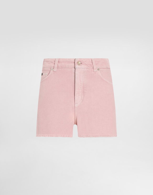 Dolce & Gabbana Frayed Denim Shorts