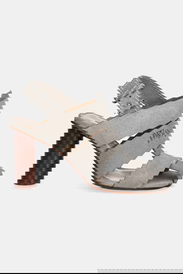 Кецове и обувки JW Anderson JW Anderson Suede Heeled Sandals Сиво | SN0097.LA0359.929, 1