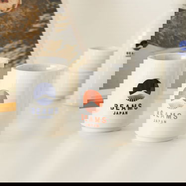 Домашен декор BEAMS BEAMS JAPAN Logo Ceramic Cup Set Бяло | 56710389950, 4