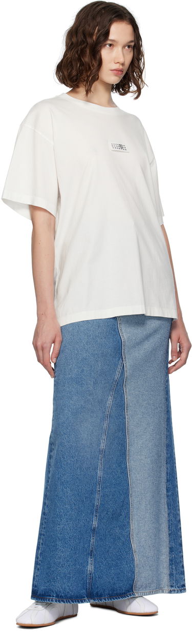 Пола Maison Margiela MM6 Maison Margiela Faded Denim Maxi Skirt Синьо | S52MI0025 M30018, 3