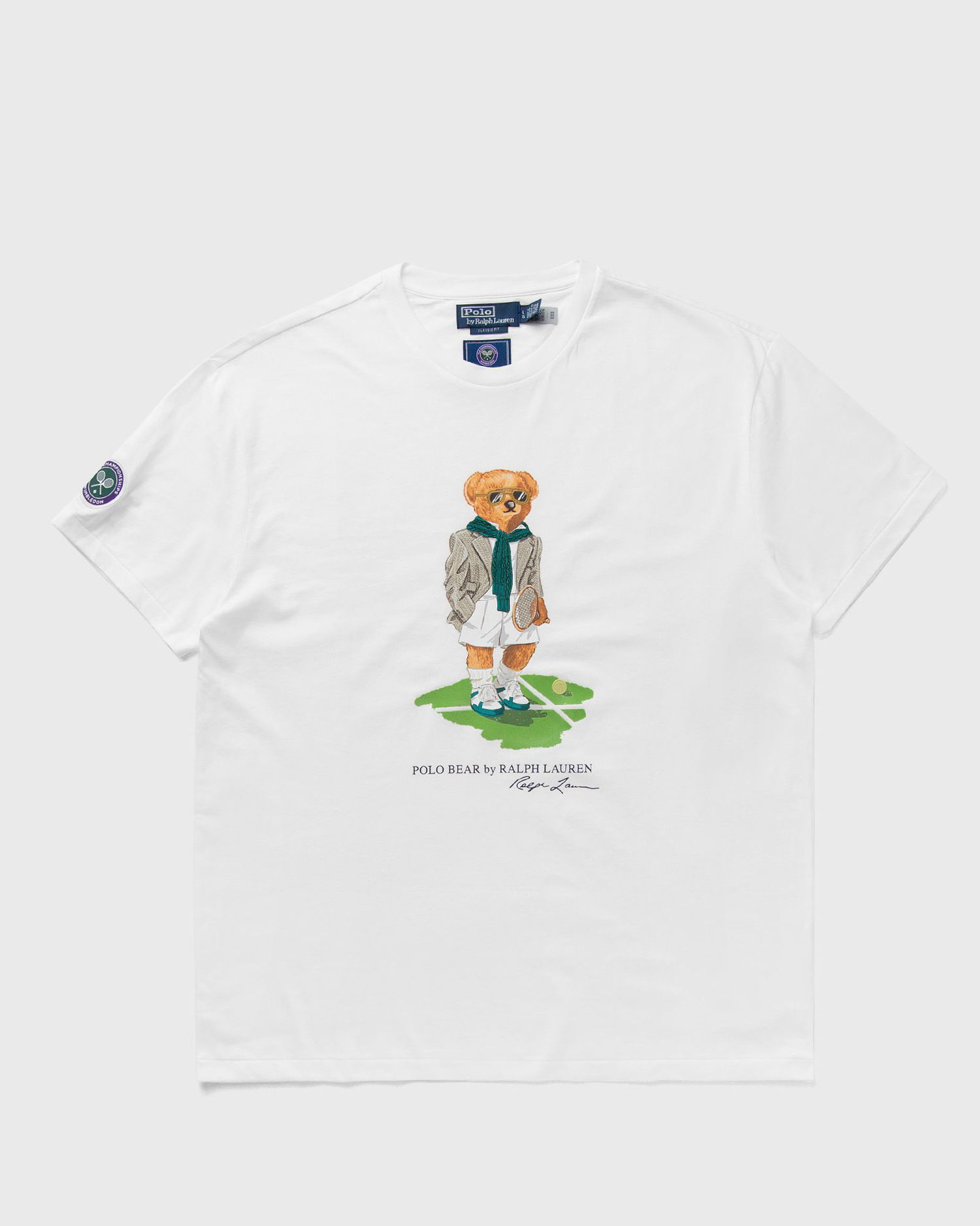 Тениска Polo by Ralph Lauren Ralph Lauren Wimbledon Bear T-Shirt Бяло | 710970519001, 0