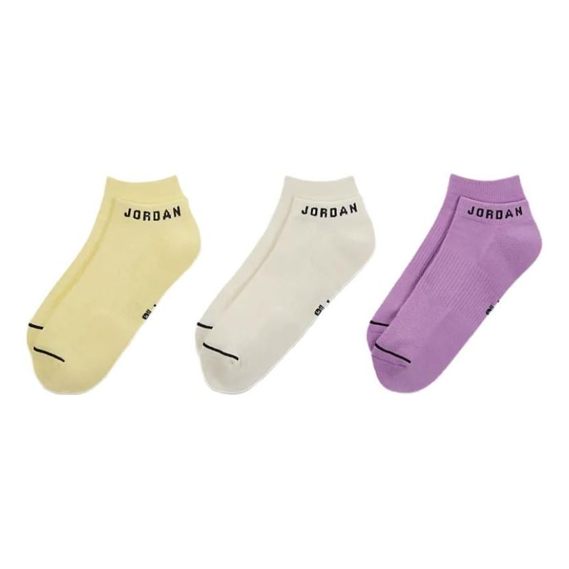 Чорапи Jordan Everyday Logo Ankle Socks (3 Pack) Жълто | DX9656-908