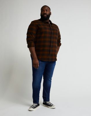 Дънки Lee Luke Low Stretch Dk "Worn Kansas" Тъмно синьо | 112328479:46:34, 1