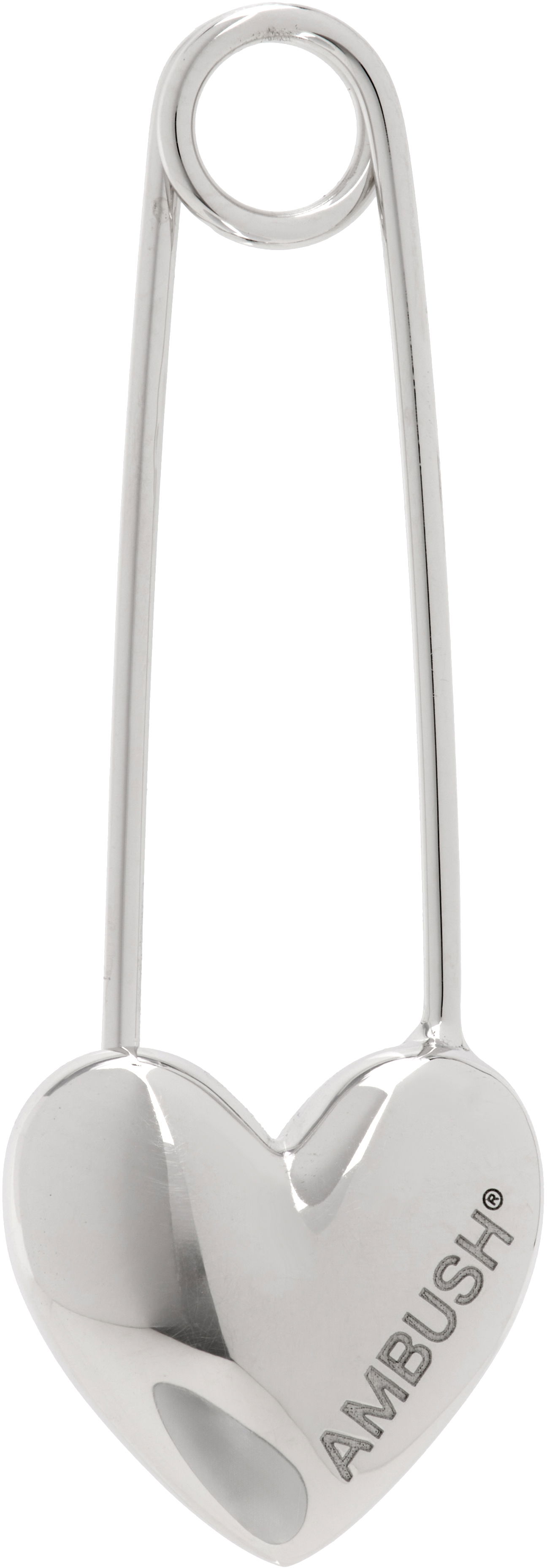 Значка Ambush AMBUSH Heart Safety Pin Earring Металик | 12115244, 0