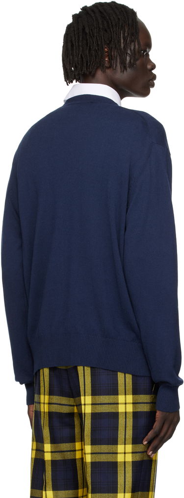 Пуловер Vivienne Westwood Vivienne Westwood Chaos Graphic Print Sweater Тъмно синьо | 38030056-Y001V-, 2
