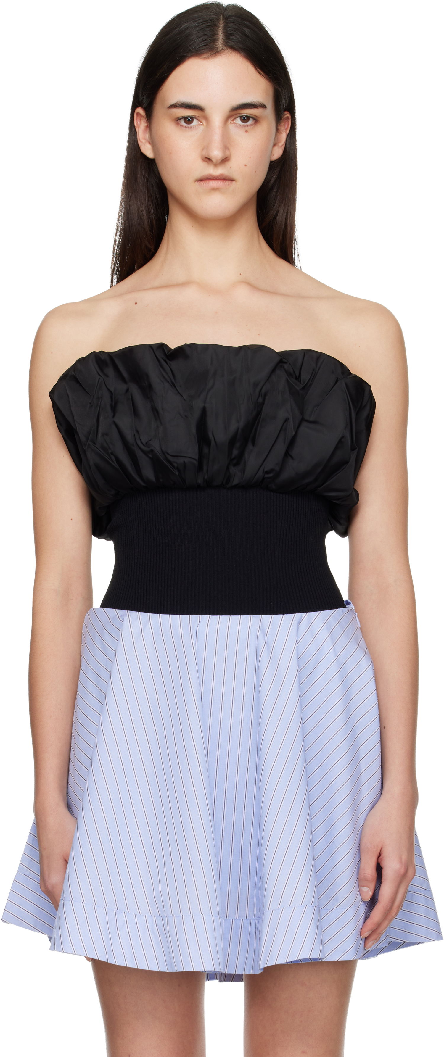 Потник GANNI Ruched Knit Tube Top Многоцветен | K2524, 0