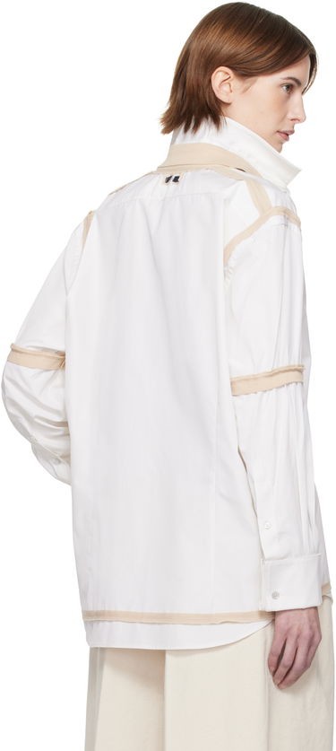 Риза Maison Margiela Maison Margiela Contrast Trim Shirt Бяло | S51DT0018 M35391, 2