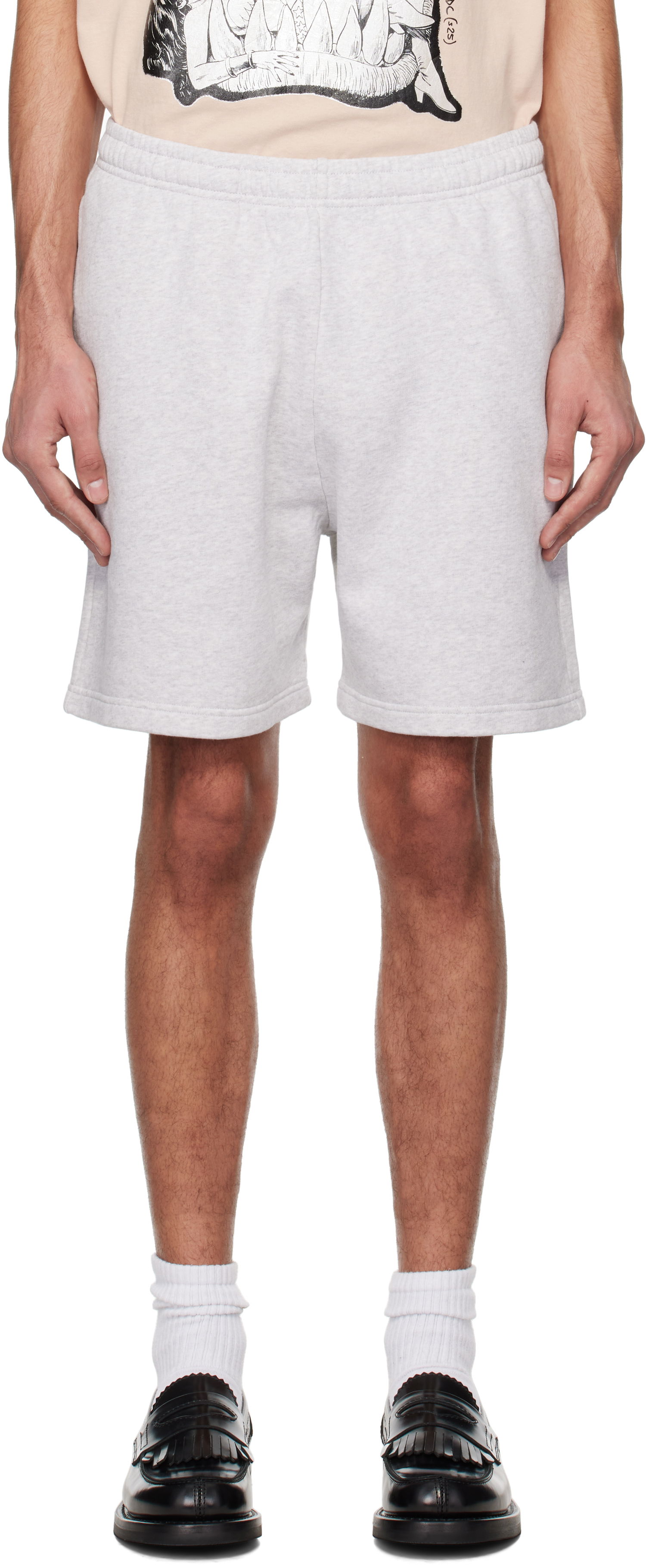 Къси панталони Acne Studios Organic Cotton Shorts Сиво | CE0063-, 0