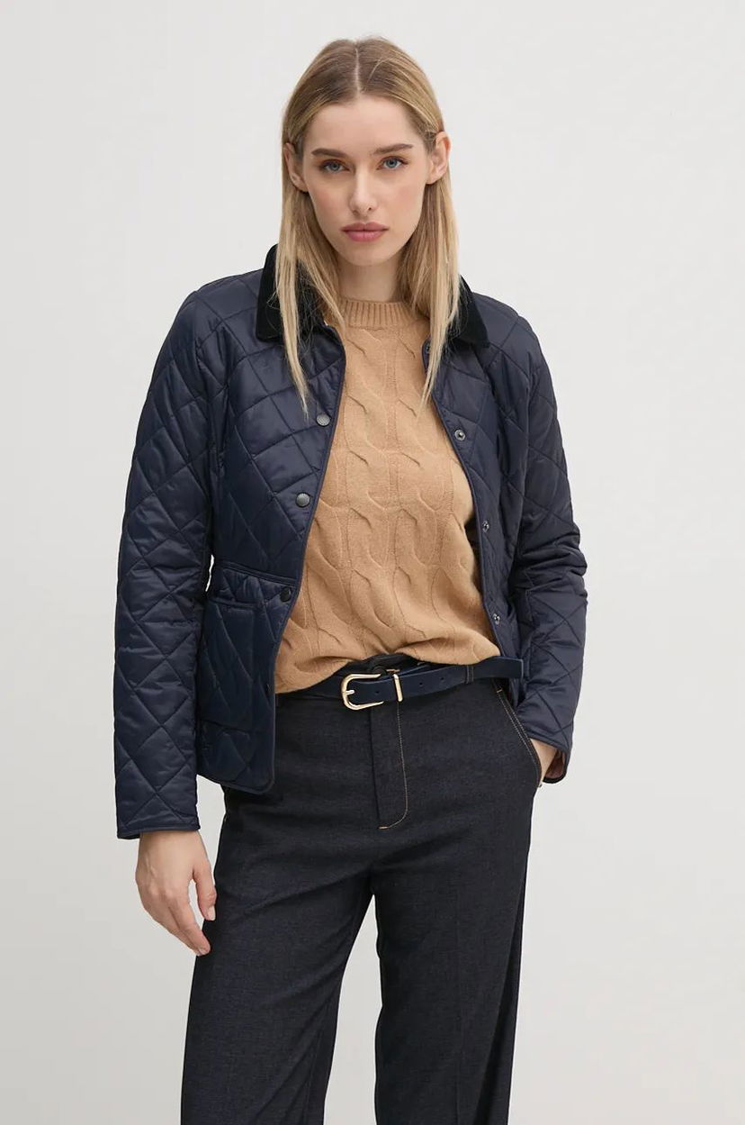 Пухо яке Barbour Quilted Jacket Синьо | LQU1012