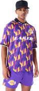 NBA LA Lakers Geometric Pattern Soccer Jersey