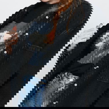 Яке JJXX JXLola Relaxed Overshirt Черно | 12207550, 2