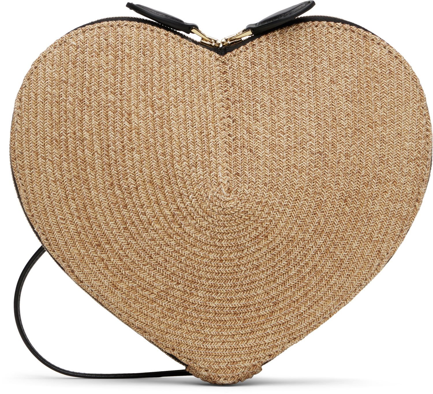 Дамска чанта Alaïa ALAÏA 'Le Cœur' Raffia Heart Bag Бежово | AA1P003CA573, 0
