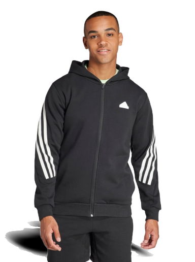 Суитчър adidas Performance Sportswear Future Icons 3-Stripes Full Zip Hoodie Сиво | IR9159