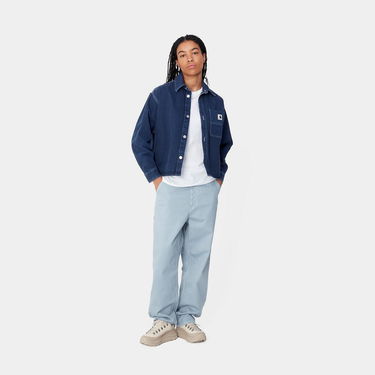 Карго панталони Carhartt WIP Single Knee Garment Dyed Pants Синьо | I033572_9, 2