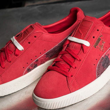 Кецове и обувки Puma Clyde x Packer High Risk Red-Whisper White Червено | 36350702, 6