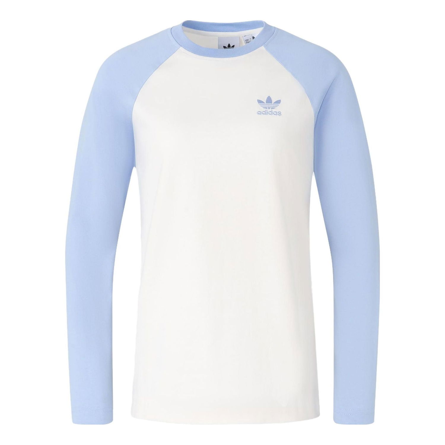 Тениска adidas Originals Men's Long Sleeve Baseball T-Shirt Бяло | IS5376, 0