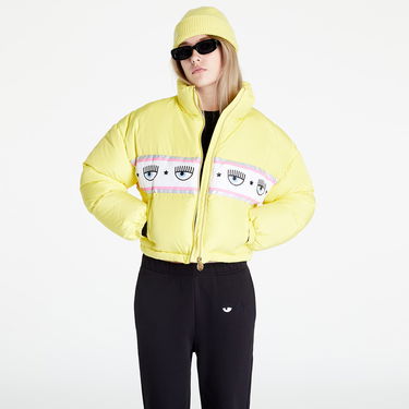 Пухо яке Chiara Ferragni Logo Print Puffer Jacket Жълто | 73CBUD03CQS17604, 0