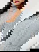 Open-Knit Cropped Cardigan