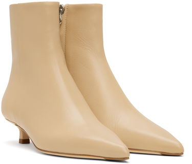 Грижа за обувките Aeyde Aeyde Sofie Kitten Heel Ankle Boots Бежово | A11-AB-RMAP35KT-223-957-007, 3