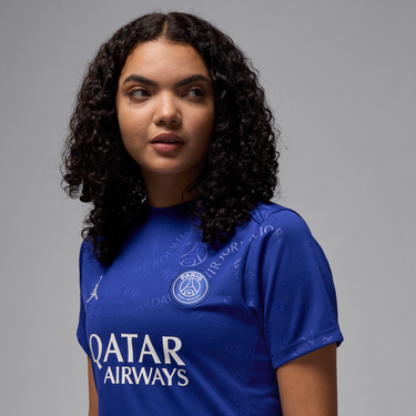 Фланелка Jordan Dri-FIT Paris Saint-Germain Academy Pro Pre-Match Short Sleeve Football T-Shirt Синьо | HJ3194-455, 2