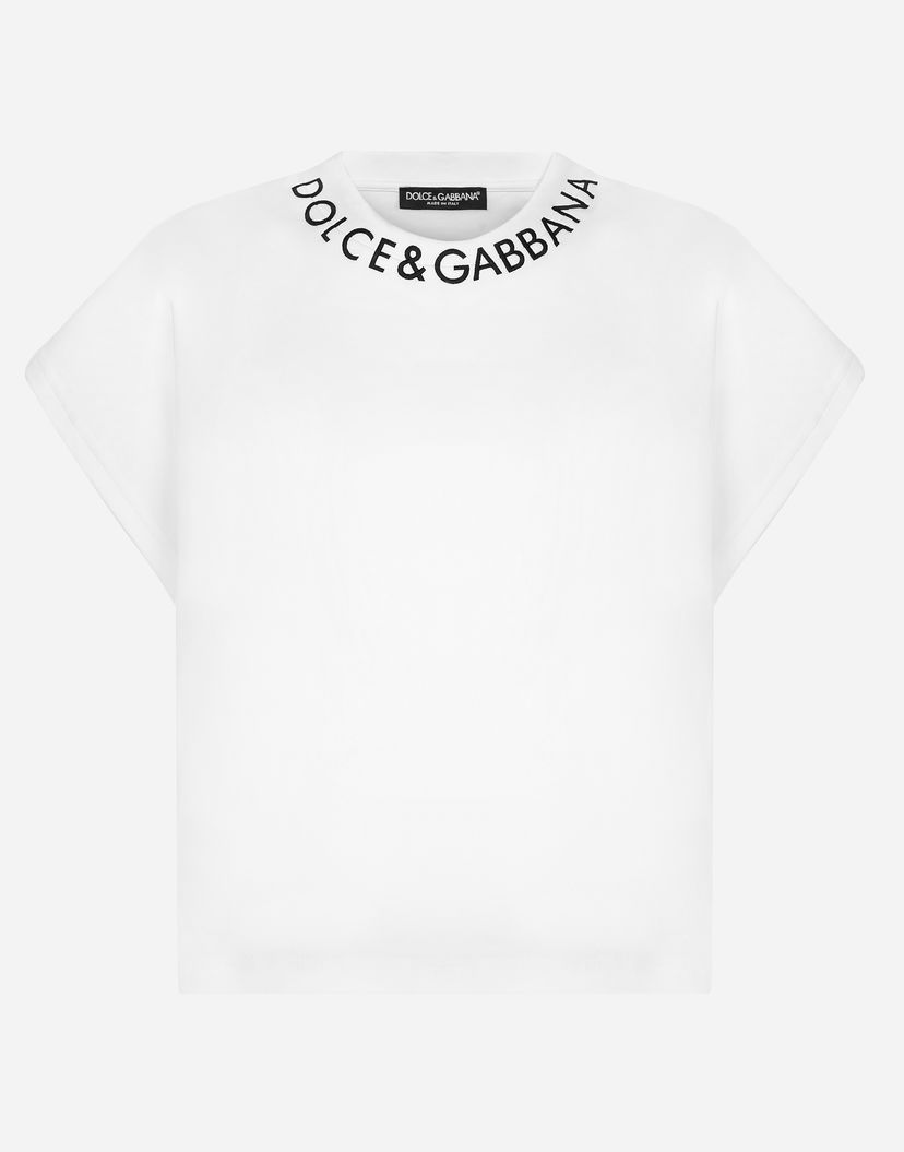 Тениска Dolce & Gabbana Tee Бяло | F8Q56ZG7I1NW0800