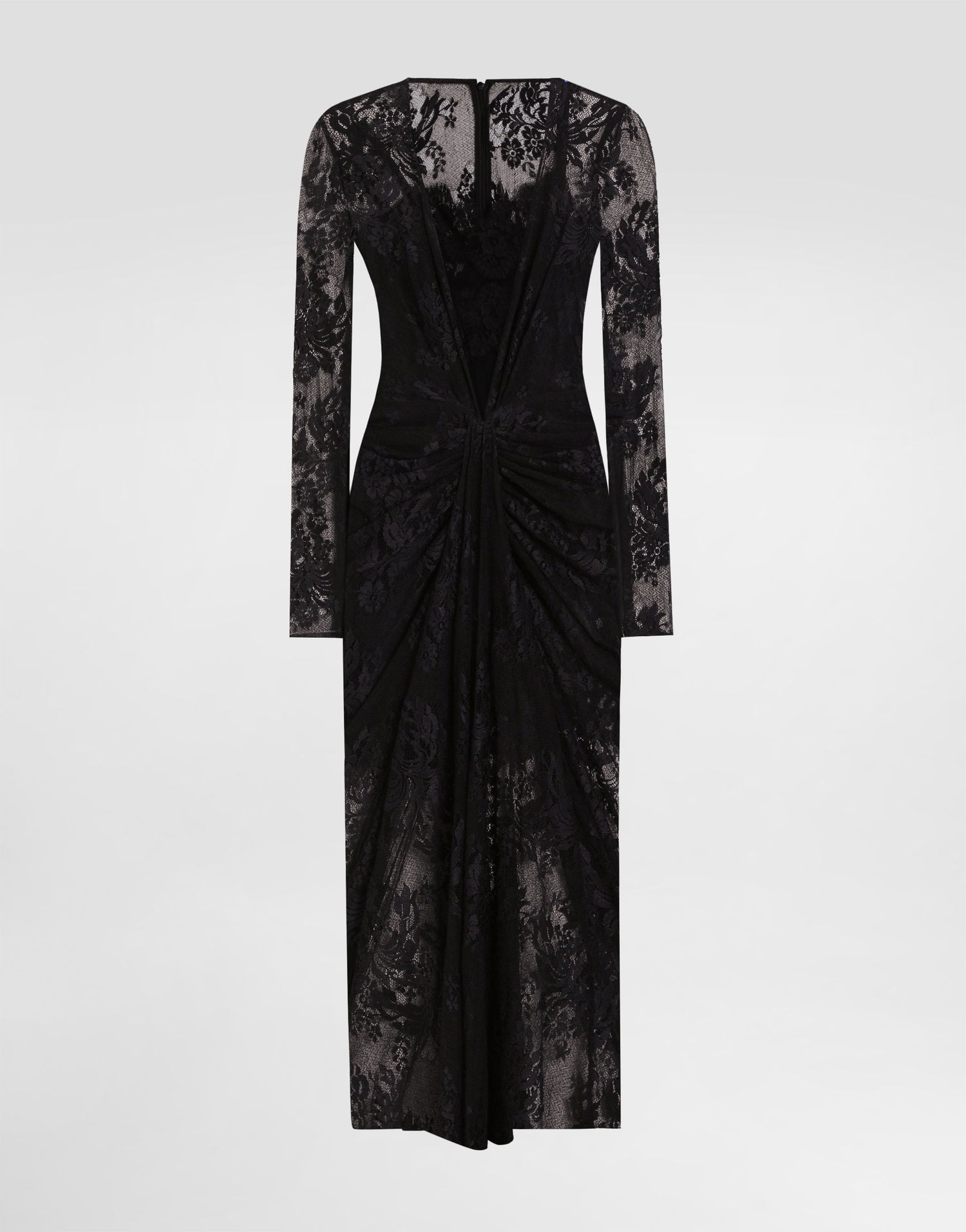 Pокля Dolce & Gabbana Dolce & Gabbana Floral Lace Midi Dress Черно | F6TOITFLUCPN0000, 0