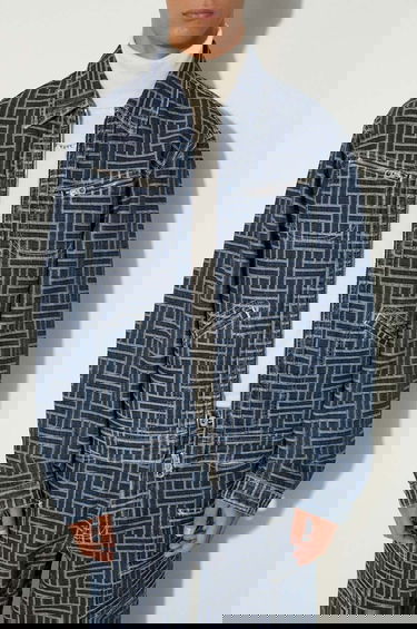 Яке KENZO Transitional Oversize Trucker Weave Denim Jacket Многоцветен | FE65DV3106J2.DD, 0