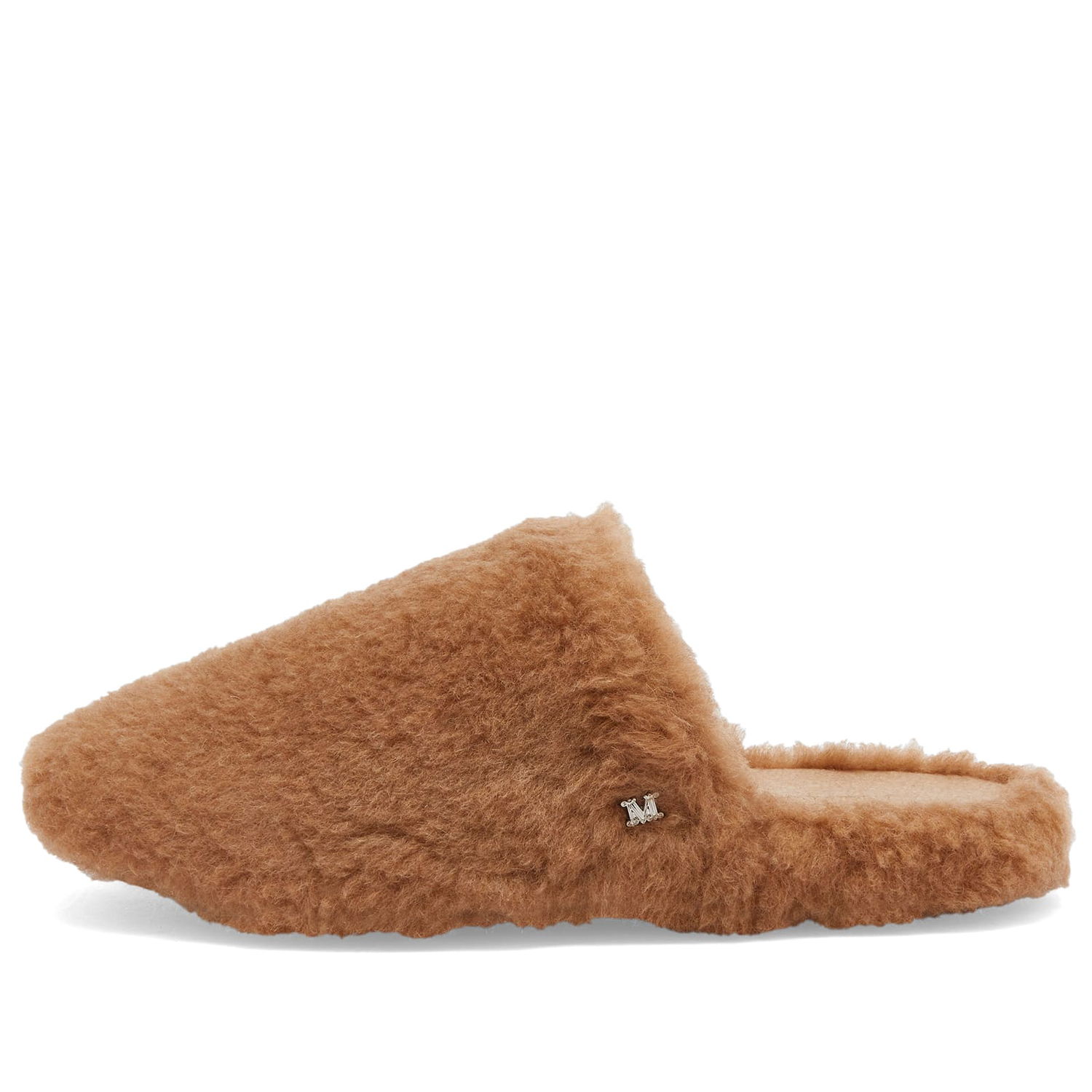 Кецове и обувки Max Mara Shearling Teddy Slippers Кафяво | 2424526172600-001, 1
